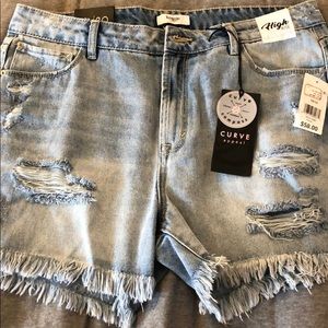 Kensie high rise jean shirt size 10